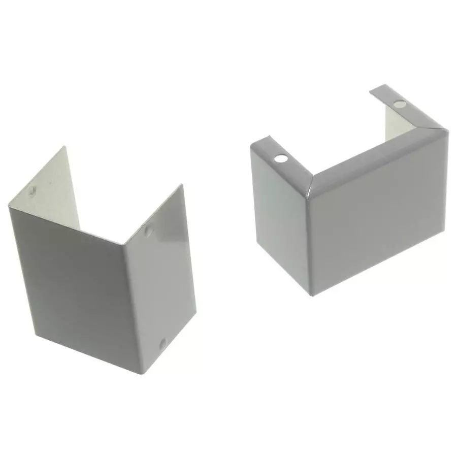 BUD ENCLOSURE, BOX, ALUMINIUM, GRAY, CU-2100-B