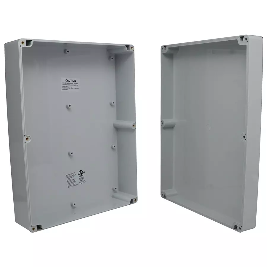 BUD ENCLOSURE, WALL MOUNT, PC, GREY, PN-1342-A