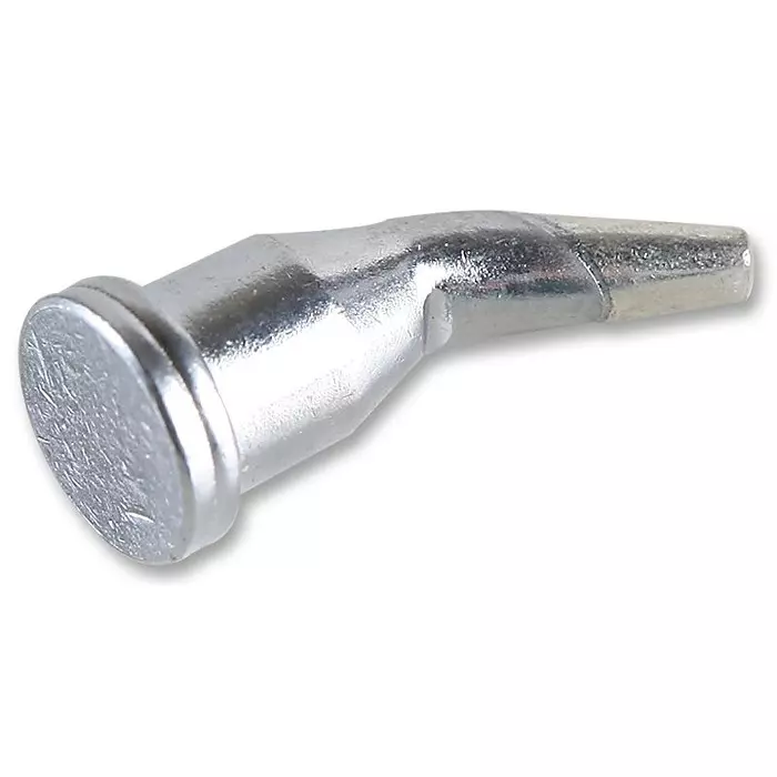 WELLER TIP, SOLDERING IRON, CHISEL, BENT, 1.6MM, LT AX