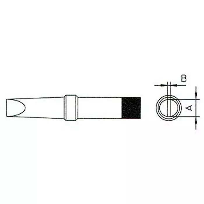 WELLER TIP, SCREWDRIVER, 2.4MM, PT-B8