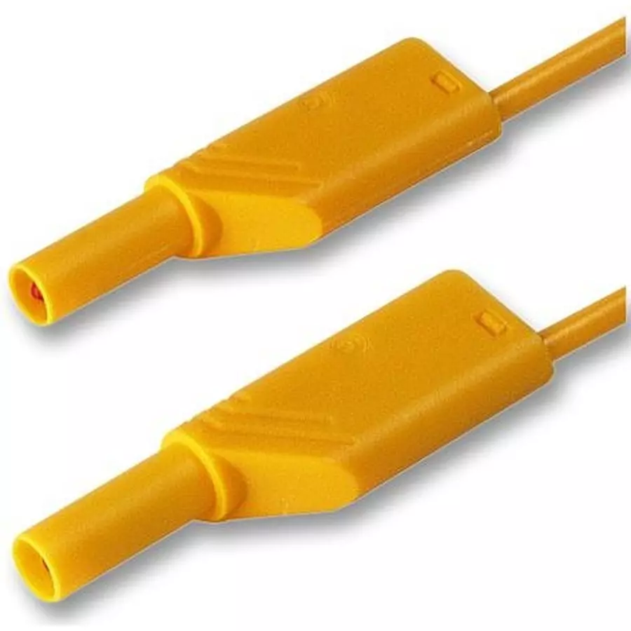 HIRSCHMANN TEST LEAD, YELLOW, 2M, 1KV, 16A, 934069103
