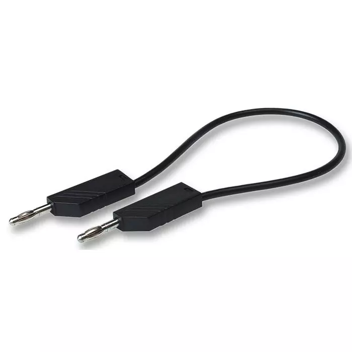 HIRSCHMANN TEST LEAD, BLK, 500MM, 60V, 16A, 934091100