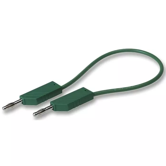 HIRSCHMANN TEST LEAD, GRN, 500MM, 60V, 16A, 934091104