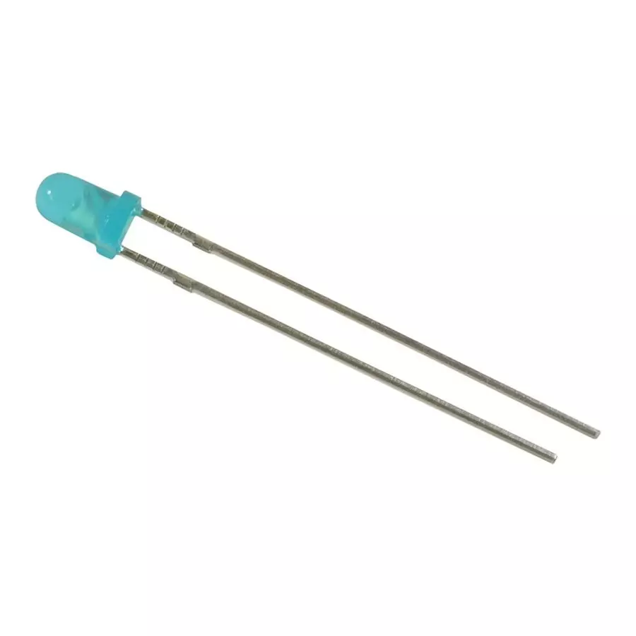 VCC LED, 3MM, BLUE, 1.2CD, 470NM, VAOL-3LSBY2