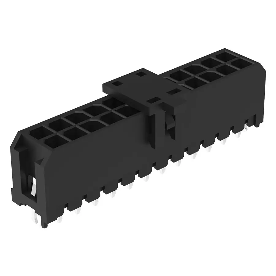 AMPHENOL COMMUNICATIONS SOLUTIONS CONN, HEADER, 24POS, 2ROW, 3MM, THT, G88MP241020CREU