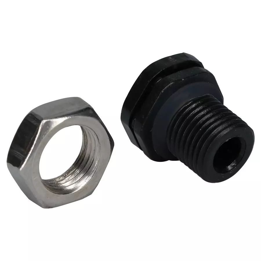 BUD INDUSTRIES VENT PLUG W/O-RING WASHER, M16X1.5, BLK, IPV-67161-B