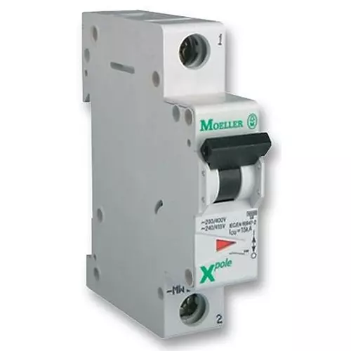 EATON MOELLER CIRCUIT BREAKER, 16A, 1POLE, FAZ-C16/1