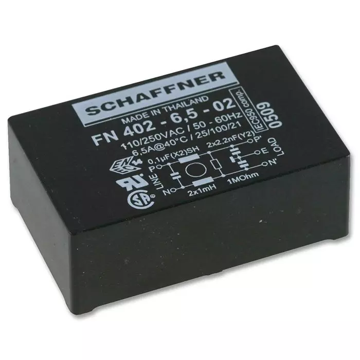 SCHAFFNER - TE CONNECTIVITY Capacitance:0.1µF, 800532-SF