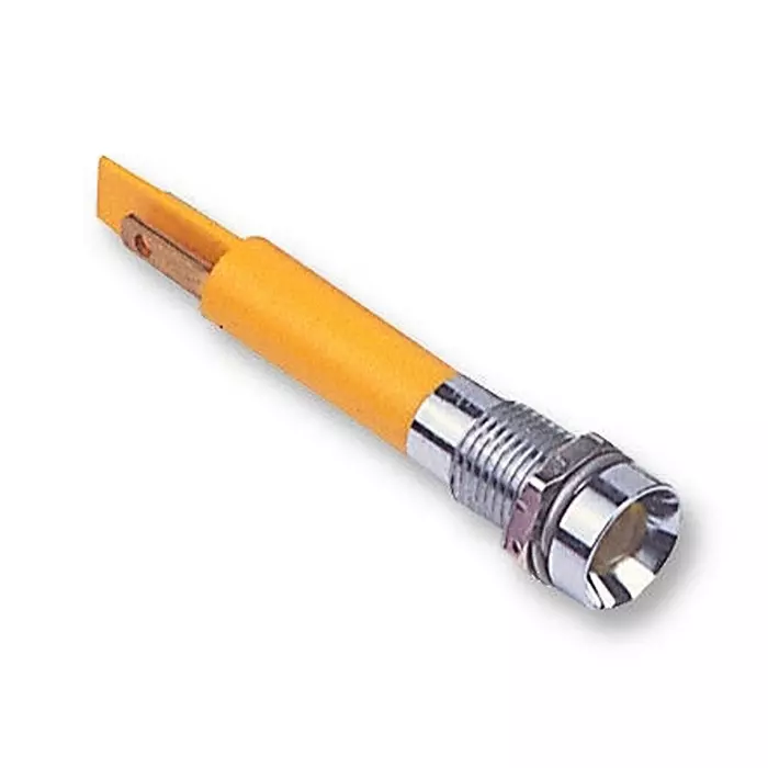 CML INNOVATIVE TECHNOLOGIES LED INDICATOR, 24V, YELLOW, 19050352