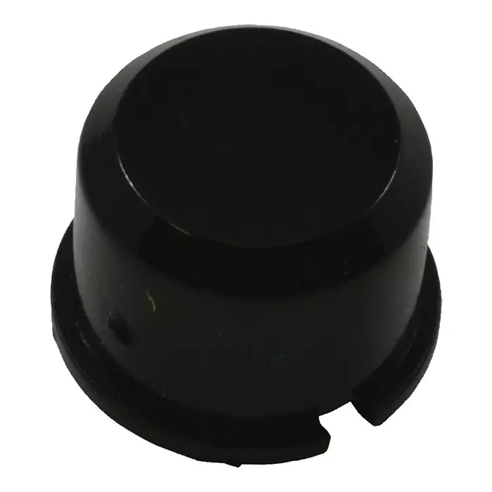 MULTIMEC Cap, Round, Black, 1D09 (Pack of 10)