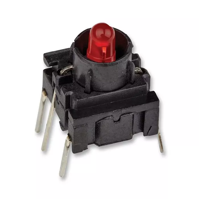 MULTIMEC Tactile Switch, Spst, 0.05A, 24Vdc, Th, 3FTH980
