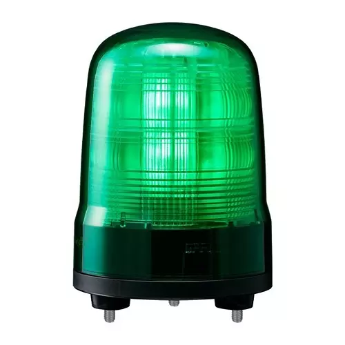 PATLITE (U.S.A.) Beacon, Flash/Rotate/Pulse, Grn, 100Mm, SF10-M1JN-G