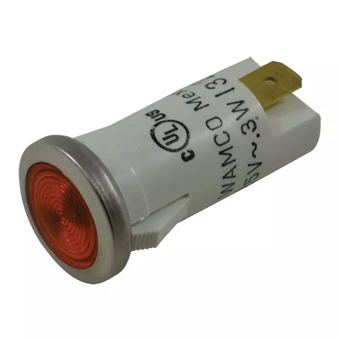 WAMCO Neon Indicator, 115Vac, 1.5Ma, Amber, WL-1030QD3