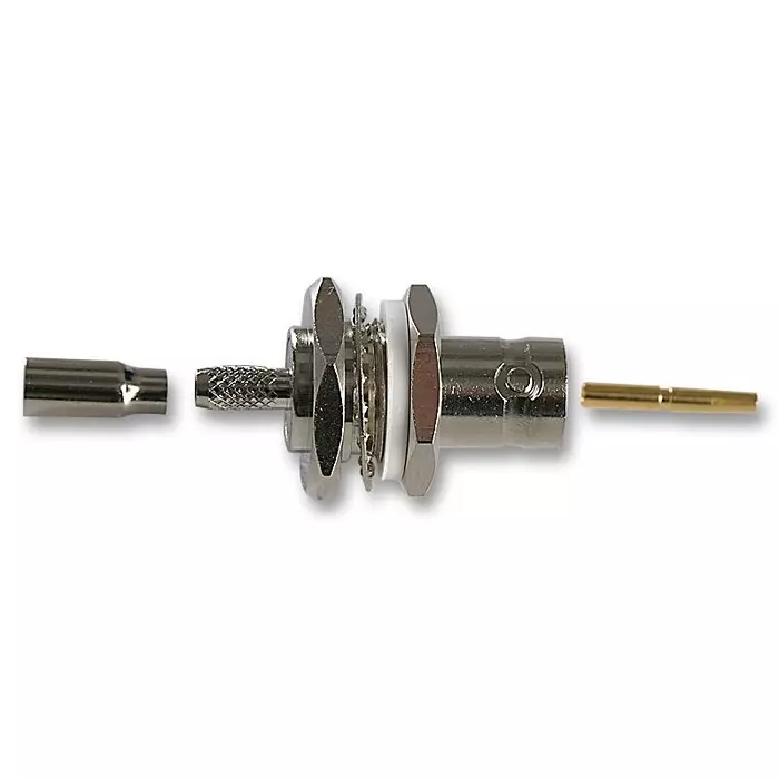 GREENPAR - TE CONNECTIVITY Rf Coaxial, Bnc, Straight Jack, 50Ohm, 1-1337548-0