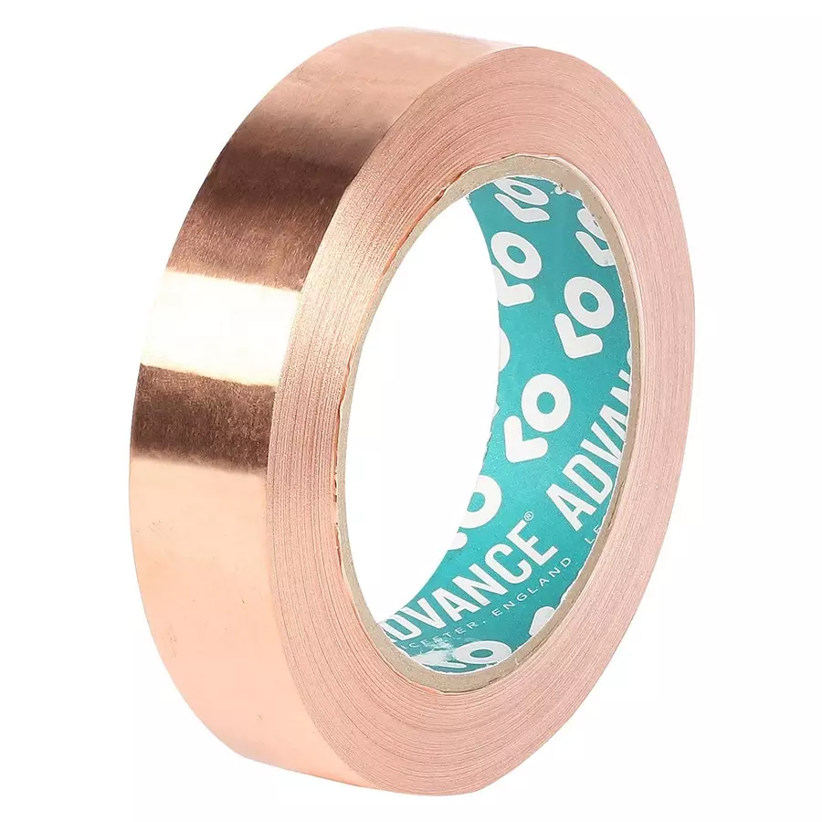 ADVANCE TAPES Tape, Copper Foil, 33M X 25Mm, AT528 COPPER 33M X 25MM