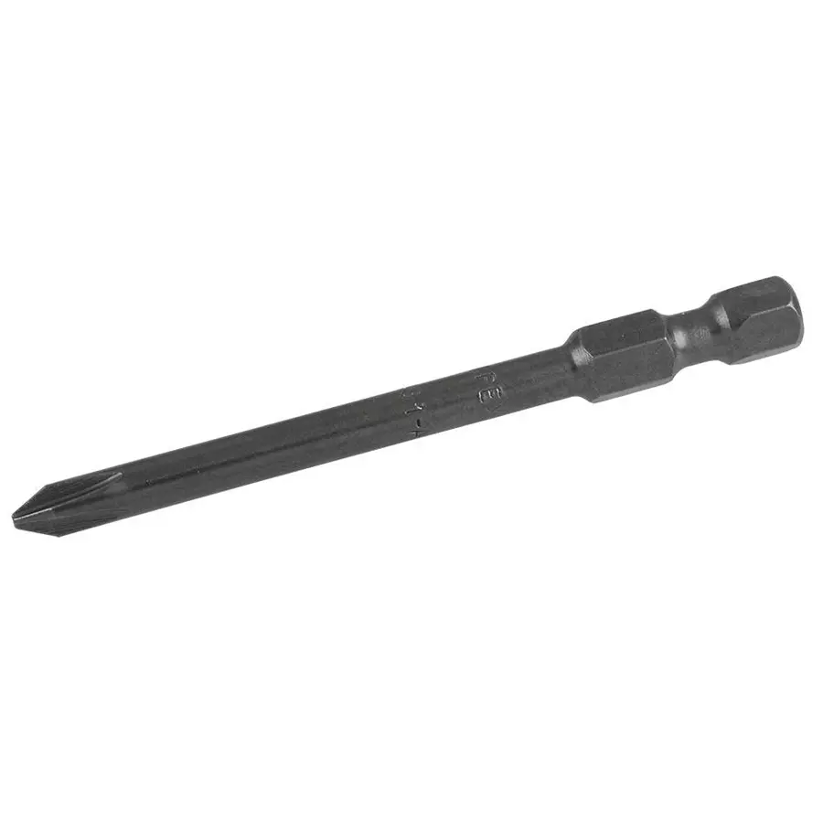 Apex Hex Bit, Phillips, #1X70Mm, Tool Steel, 491-AX