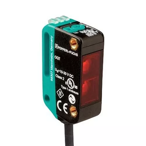 PEPPERL+FUCHS PA Sensor, Triangulation, M12, 150Mm, OQT150-R100-2EP-IO-0.3M-V1-L