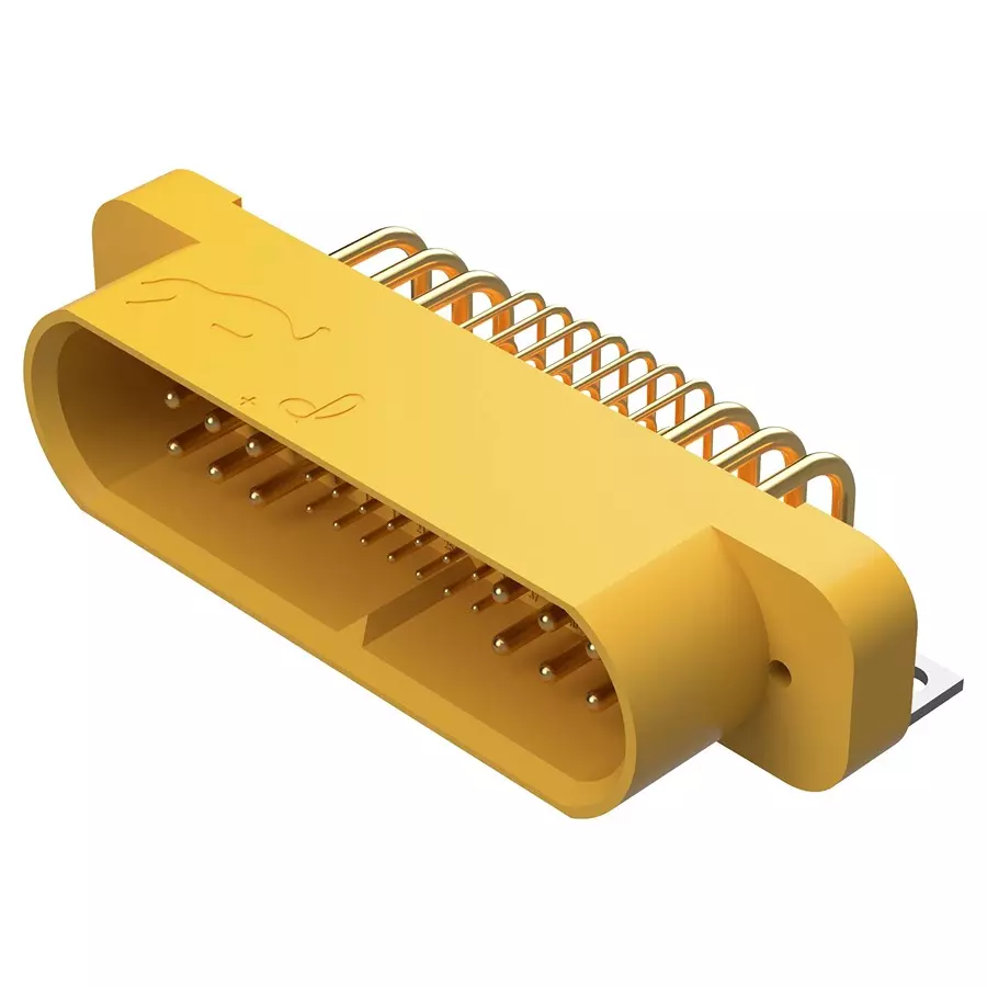 POSITRONIC RECT PWR CONN, R/A PLUG, 46POS, THT, GFSH928M47B/AA