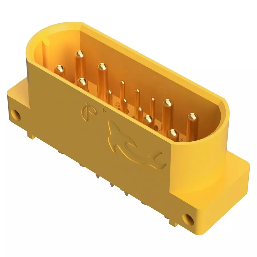 POSITRONIC RECT PWR CONN, PLUG, 17POS, THT, GFSH89M37H/AA