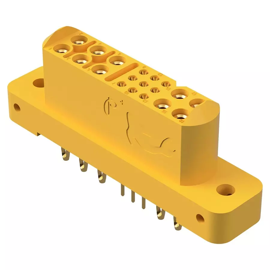 POSITRONIC RECT PWR CONN, RCPT, 19POS, PRESS FIT, GFSH109F93H/AA