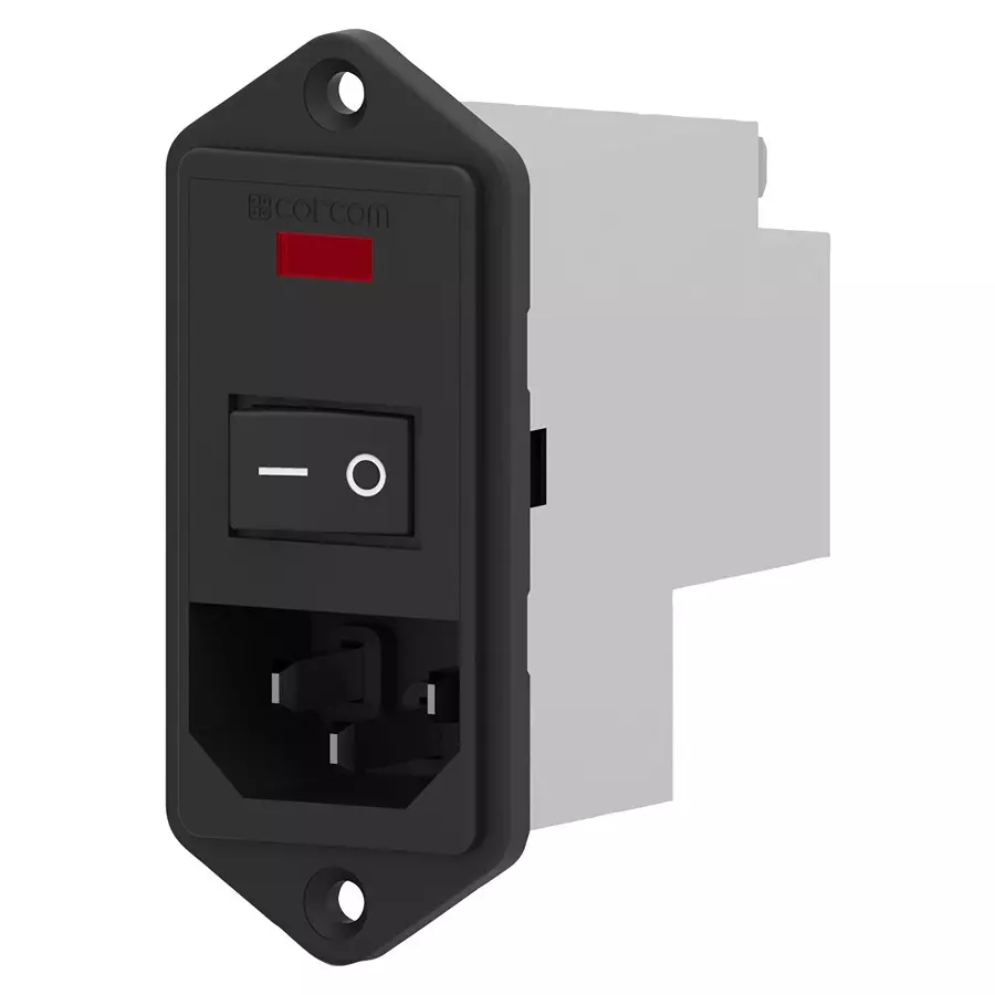 CORCOM - TE CONNECTIVITY POWER ENTRY MODULE, MEDICAL, 6A, 250VAC, PM0S0DH60.