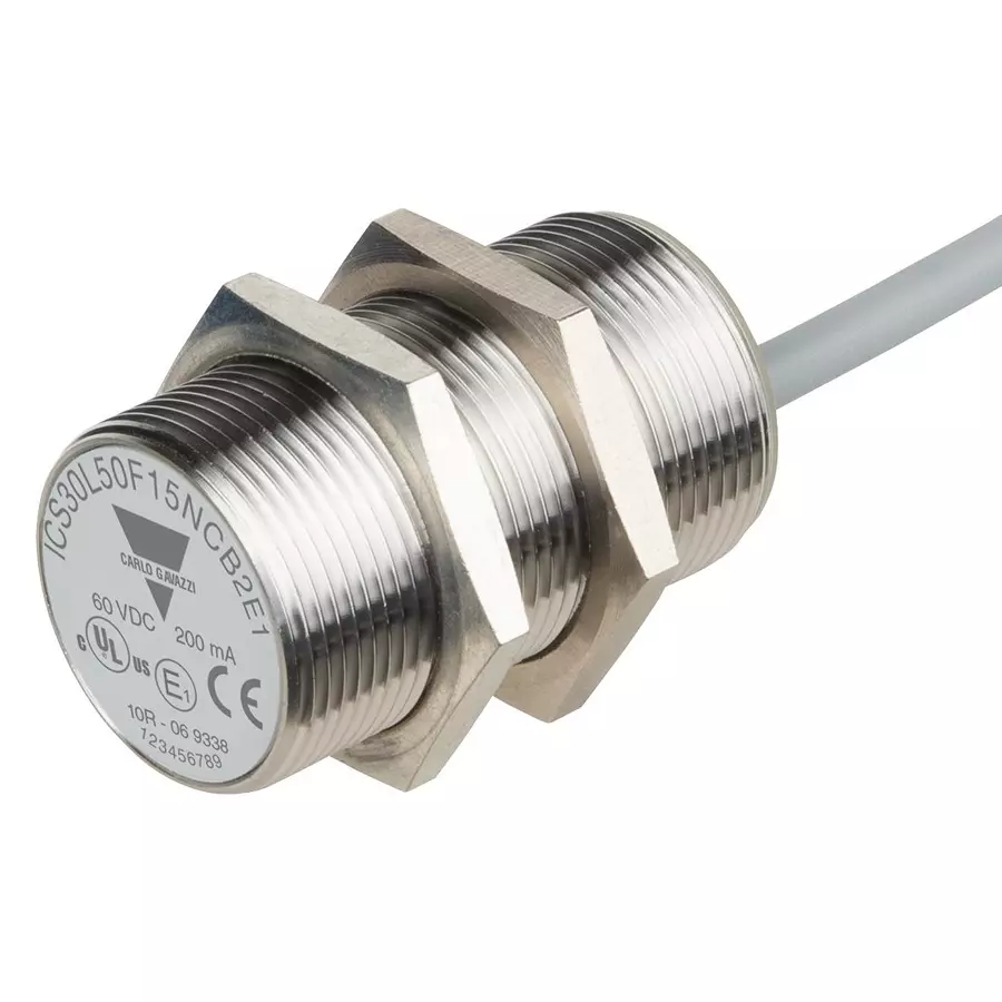 CARLO GAVAZZI IND PROX SENSOR, 15MM, PNP/1NO, M30X1.5, ICS30L50F15POB2E1