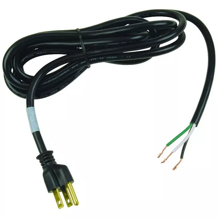 VOLEX POWER CORD, NEMA5-15P, 15FT, 13A, BLACK, 17425