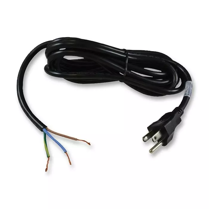 VOLEX POWER CORD, NEMA 5/15P-FREE END, 9.833FT, 17515