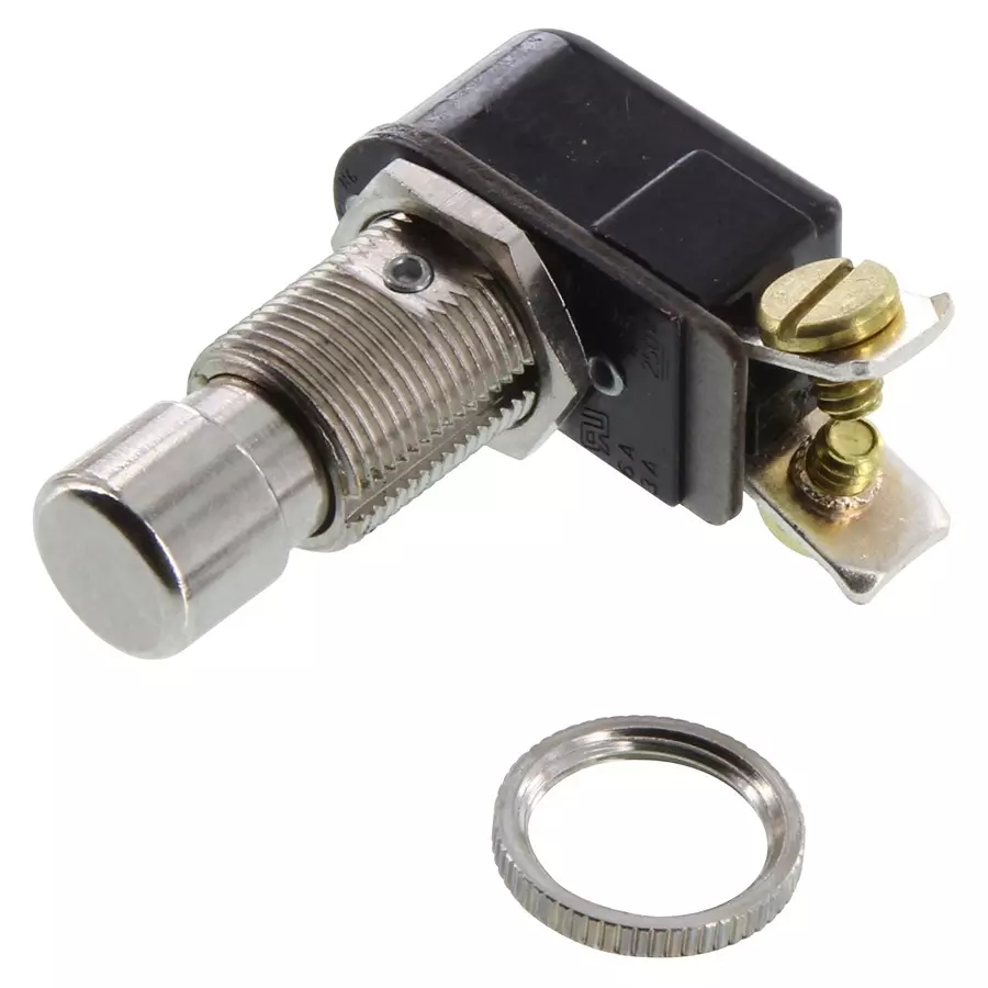 CARLING TECHNOLOGIES SWITCH, PUSHBUTTON, SPST, 6A, 250V, 110-SPM-OFF