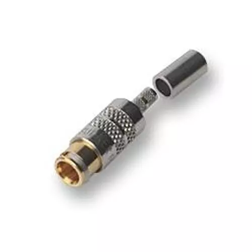 HUBER+SUHNER RF COAXIAL, MCX, STRAIGHT JACK, 50OHM, 21 MCX-50-2-13/111NH
