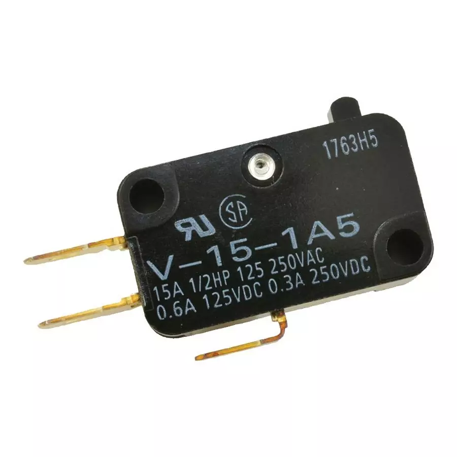 OMRON MICRO SWITCH, SNAP ACTION, SPDT, 250VAC, V-15-1A5
