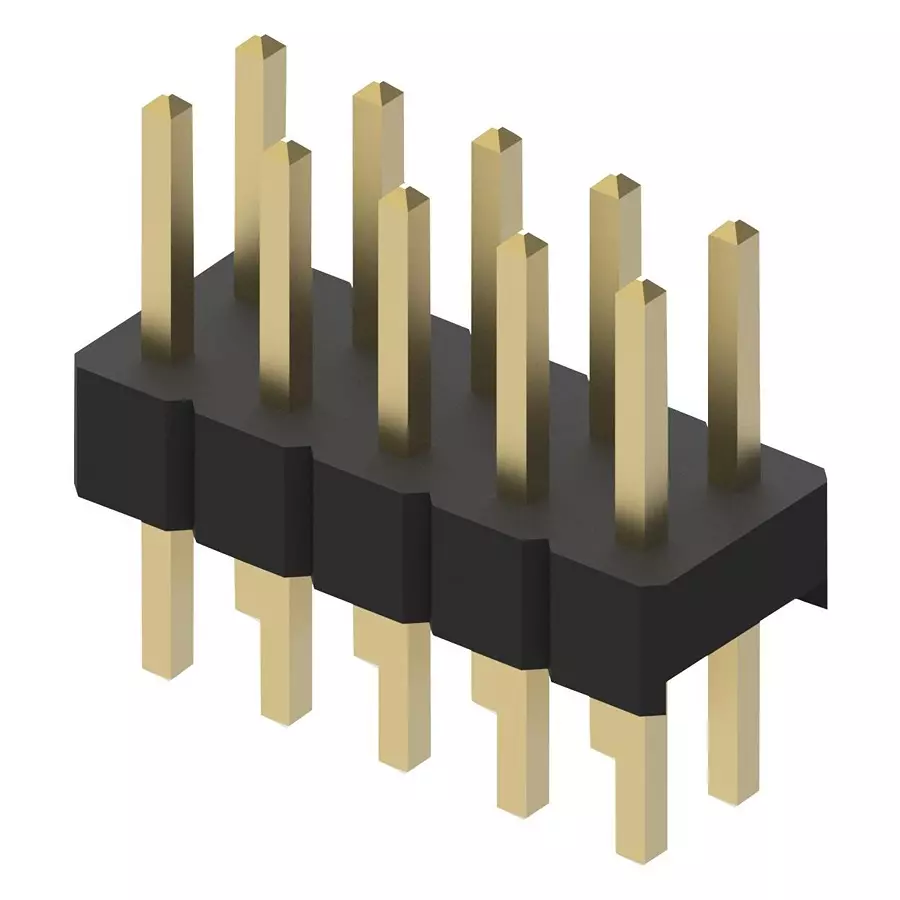 GCT BOARD-BOARD CONNECTOR, HEADER, 10WAY, 2ROW, BF050-10-A-B-0600-0300-N-D