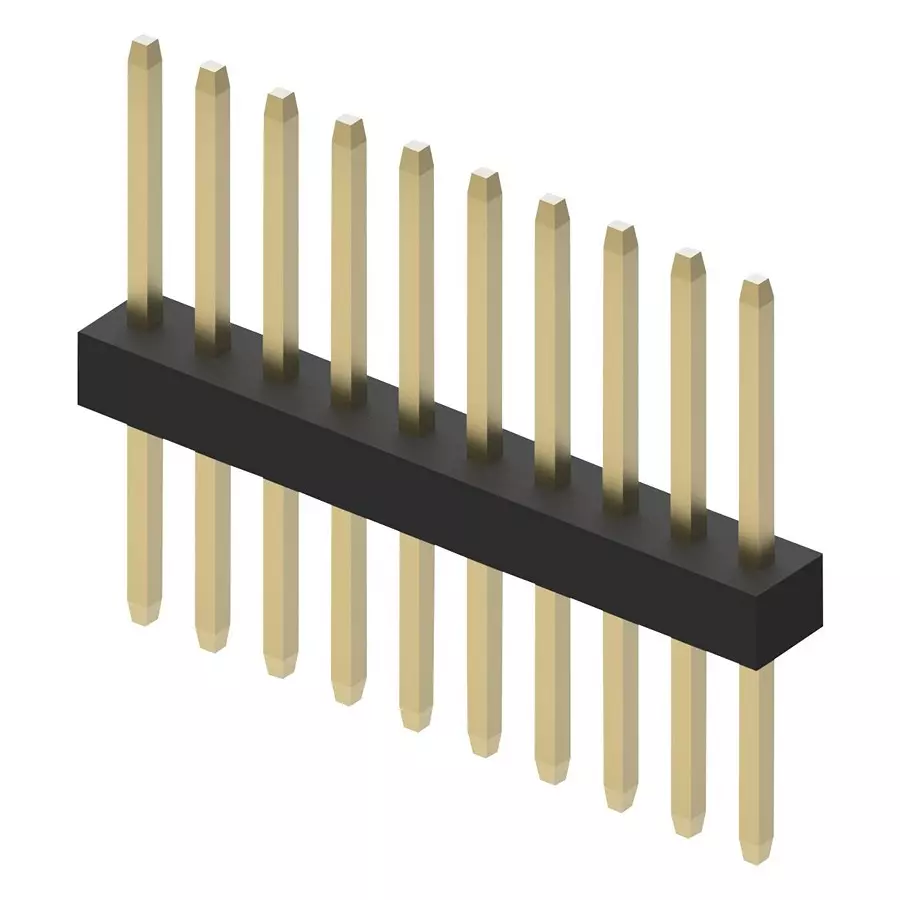 GCT CONNECTOR, HEADER, 4POS, 1ROW, 1MM, BC020-04-A-0200-0300-L-G (Pack of 10)