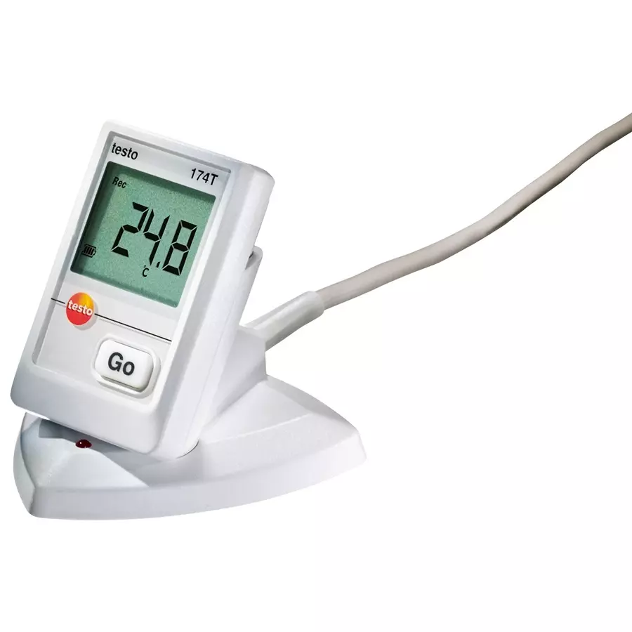 TESTO MINI DATA LOGGER KIT, -30 TO +70 DEG, TESTO 174-T SET