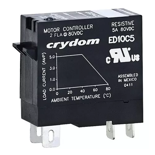 SENSATA/CRYDOM SSR, PLUG IN, 280VAC, 3A, 5-15VDC, ZC, ED24D3