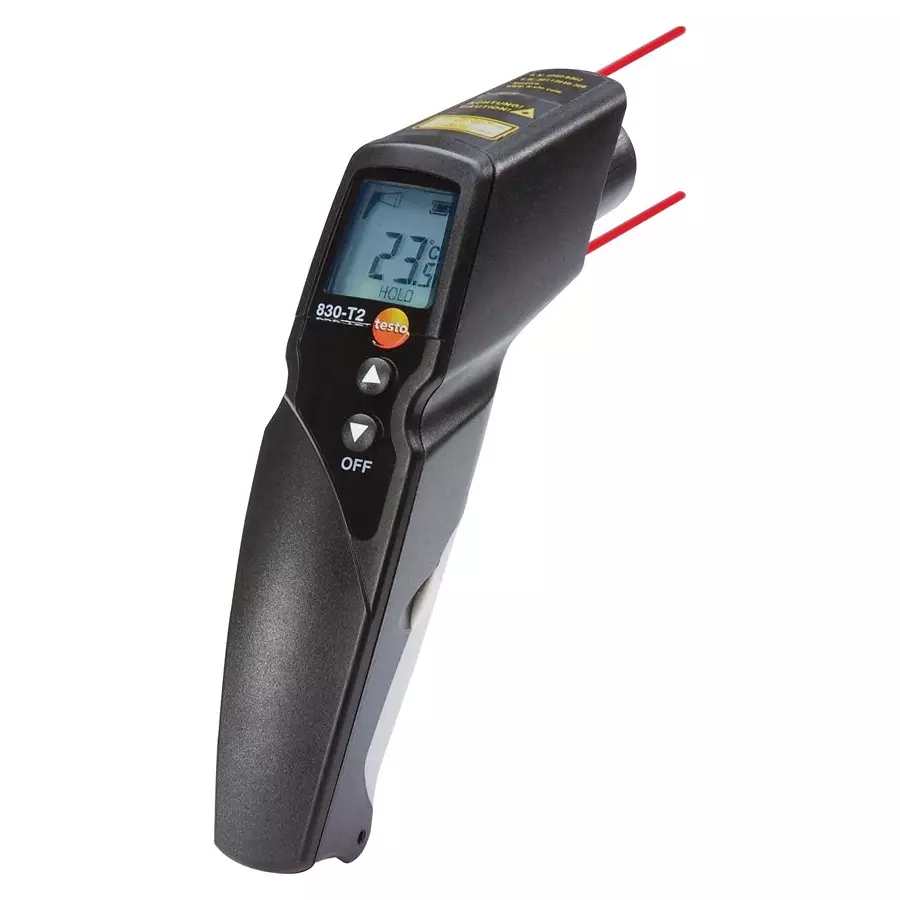 TESTO INFRARED THERMOMETER, -30 TO 400 DEG, TESTO 830-T2