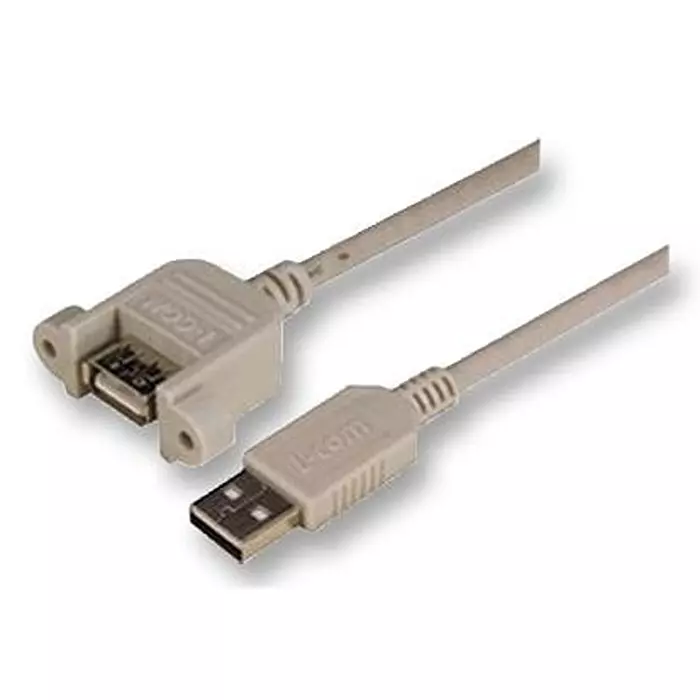 L-COM COMPUTER CABLE, USB, 2M, GRAY, UPMAA-2M.
