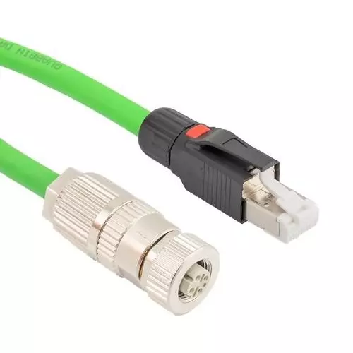 L-COM SENSOR CORD, M12 RCPT-RJ45 PLUG, 32.8FT, TRGPA403-10M