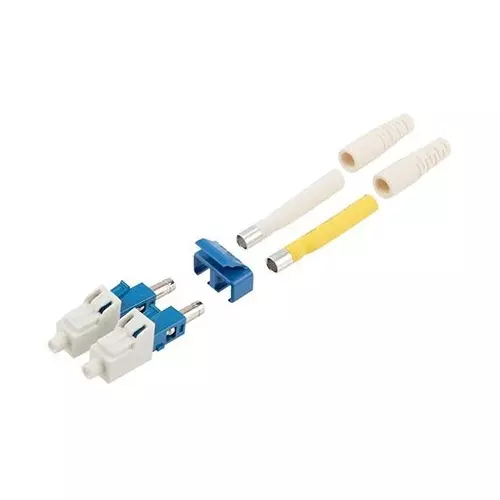 L-COM FIBER OPTIC CONN, LC, DUPLEX, 2MM, FOC-LCSM0220-0LU0