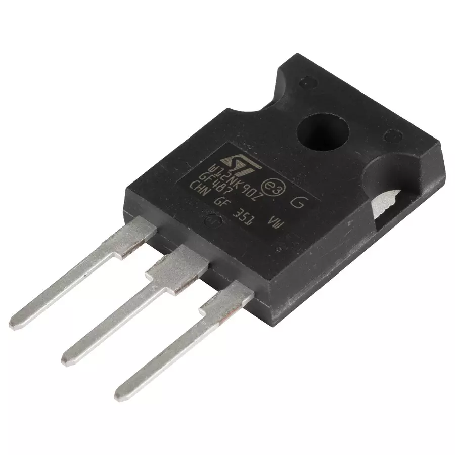 Stmicroelectronics Single Mosfet, N Ch, 900V, 11A, 0.72Ohm, To-247, Stw12Nk90Z