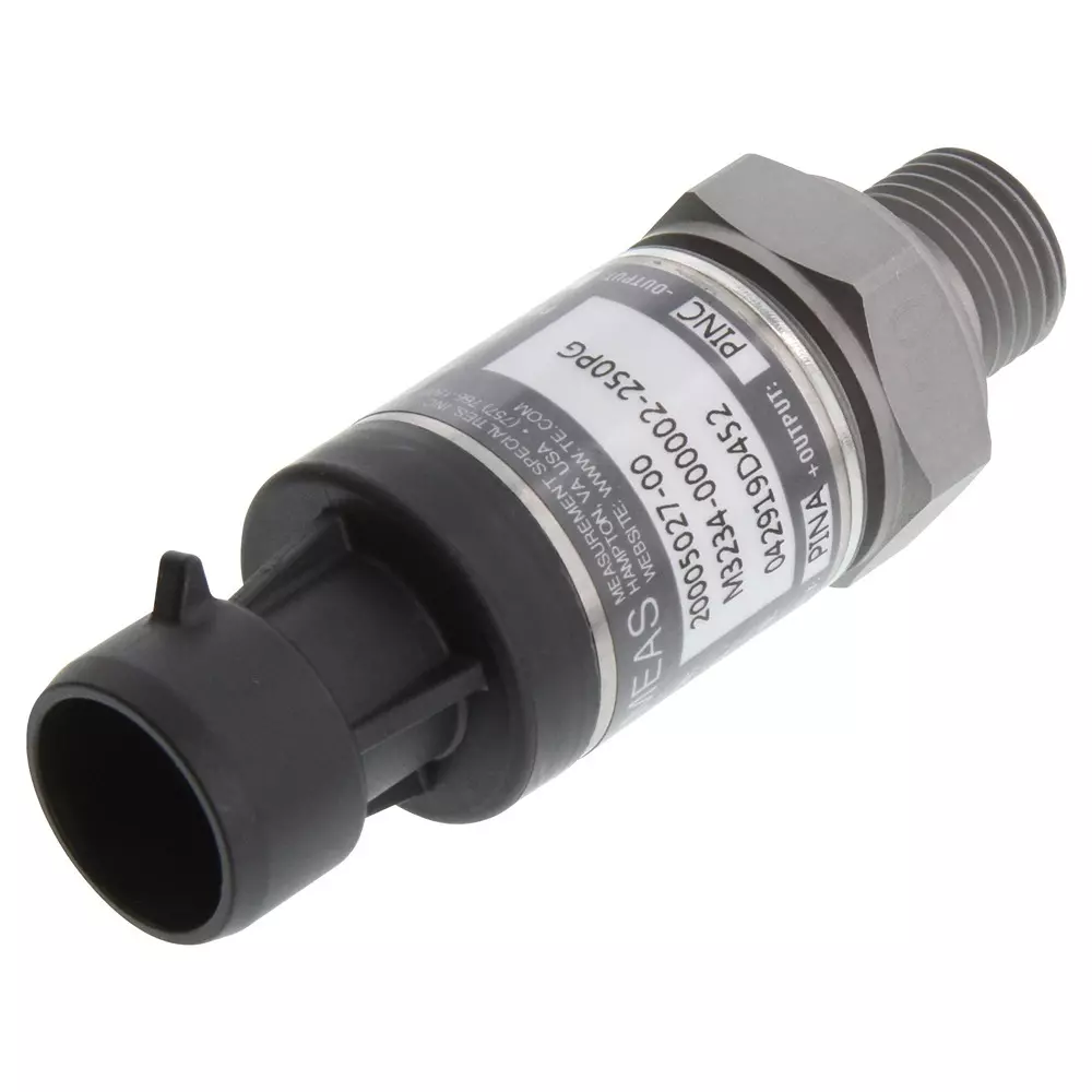 TE CONNECTIVITY Pressure Sensor, Gauge, 250Psi, Analogue, M3234-000002-250Pg