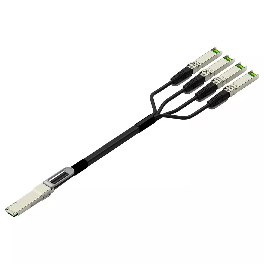 TE CONNECTIVITY Computer Cable, Qsfp+/4Xsfp+ Plug, 1M, 2334236-2