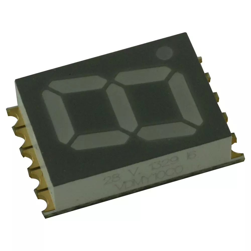 VISHAY DISPLAY, SEVEN SEGMENT, 10MM, YELLOW, VDMY10C0