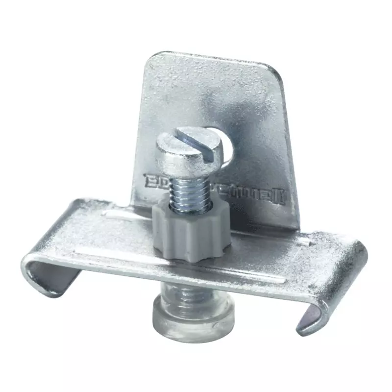 Connectwell End Clamp Steel 16 mm Thickness for DIN 35-15 Rail, CA402