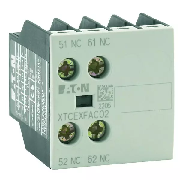 EATON CUTLER HAmmER ContACtor Auxiliary ContACt, XTCEXFAC11