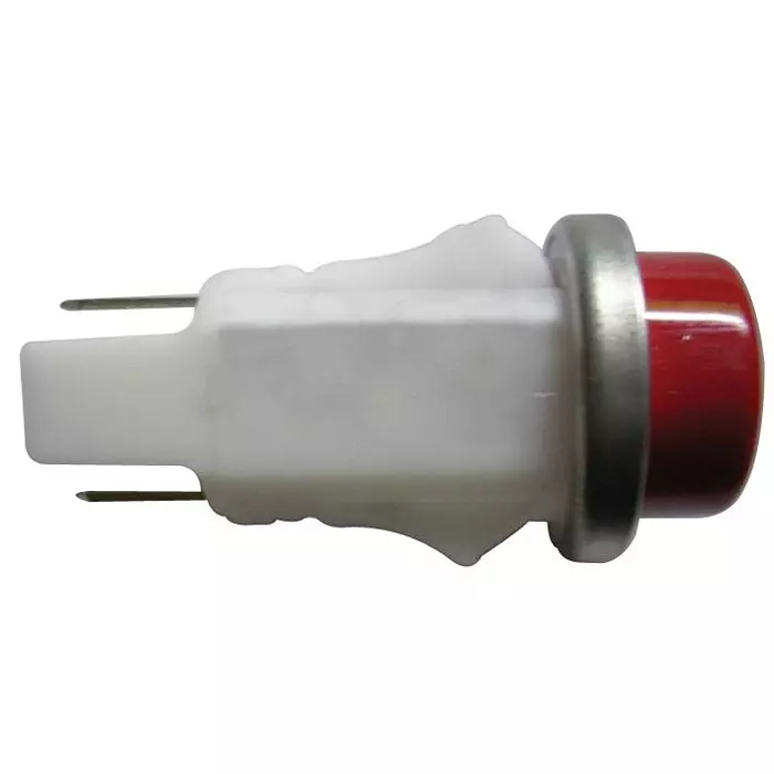 VCC Lamp, Indicator, Incandescent, 16mm, Red, 1090QC1-12V