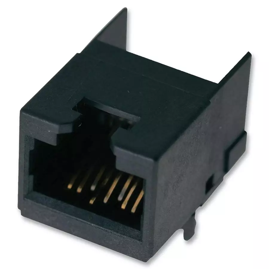 STEWART CONNECTOR Connector, Rj45, JACk, 8P8C, Th, SS-60000-010