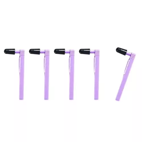 Japsin Instrumentation Circular Chart Recorder Violet Pen with Tip 12 mm for Industrial Data Recording, (Pack of 5 Pcs)