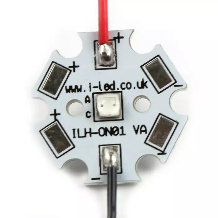 Intelligent LED Solutions OSCONIQ C2424 1 PowerStar LED Array, 1 White LED (3000K), ILH-OC01-WM90-SC221-WIR200.