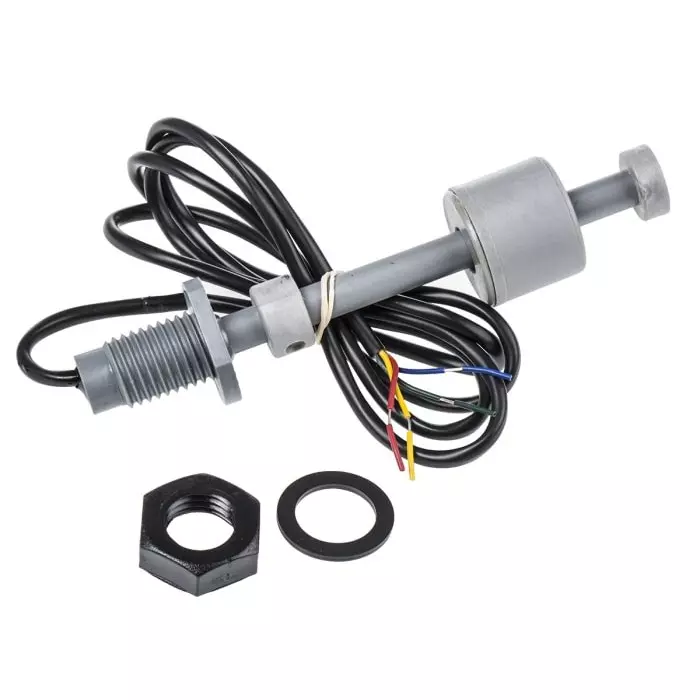 SENSATA / CYNERGY3 RSF66 Series Vertical Polyphenylene Sulfide Float Switch 1 m Cable Direct Load 240V AC Max, RSF66A25B75